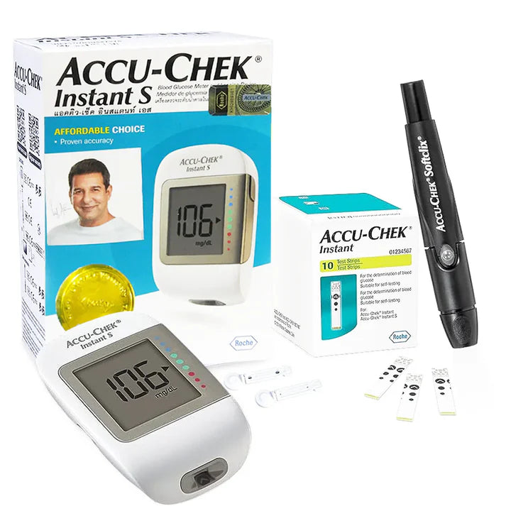 Accu Chek Instant S - Blood Glucometer