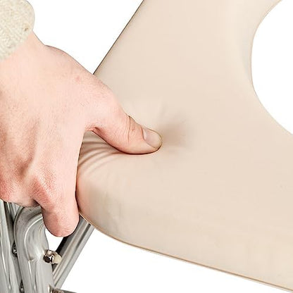 Aluminum Commode Chair With Wheels