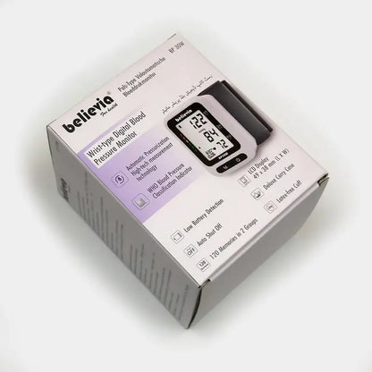 Believia Wrist Type Digital Blood Pressure Monitor BP-30W