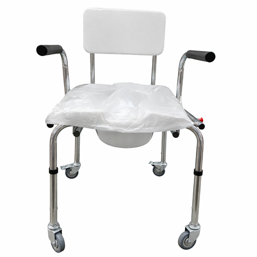Commode chair Heavy Duty With Wheels