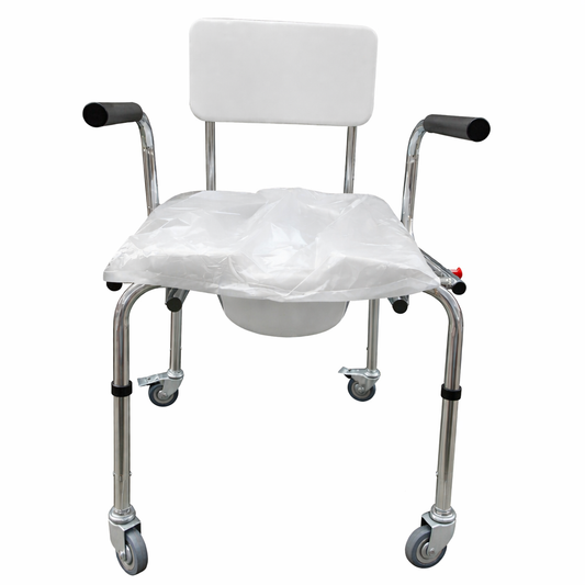Commode chair Heavy Duty With Wheels
