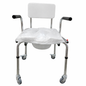 Commode chair Heavy Duty With Wheels
