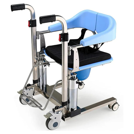 Stain Less Steel Hydraulic Patient Transfer Chair Lift  (Multifunctional Wheelchair)