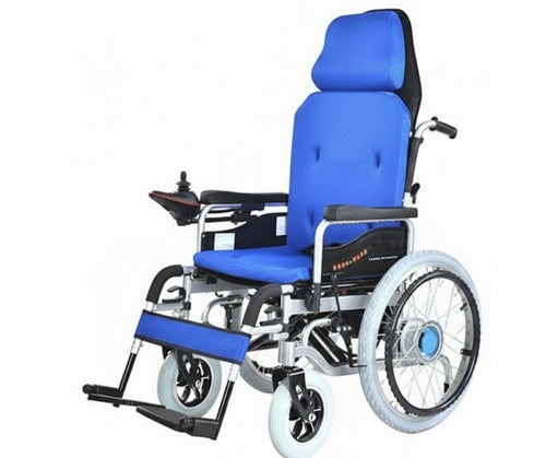MX-Electric Wheelchair Reclining Back with Big Rear Wheels